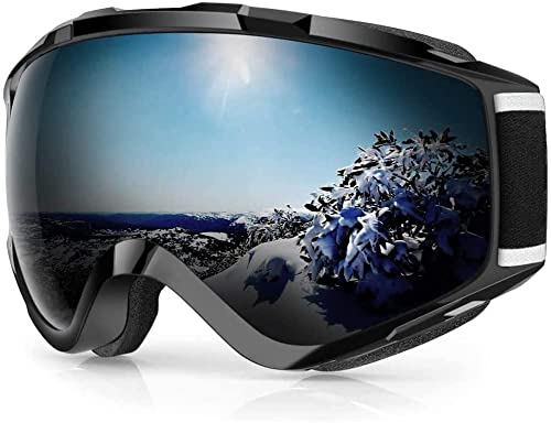 findway Gafas de esquí y nieve, 100 % protección UV diseño sobre gafas OTG para hombres, mujeres y jóvenes