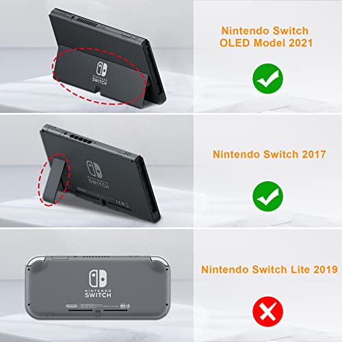Fintie Funda para Nintendo Switch/Switch OLED Modelo – Bolsa de Transporte con 10 Soportes para Tarjetas de Juego y Correa de sujeción para Nintendo Switch Consola y Accesorios, Mármol Lila