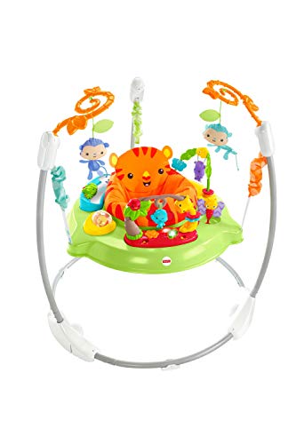 Fisher-Price Saltador Animalitos de la Selva - Producto para Bebés - Con Música, Luces, Sonidos y Accesorios - Regalo para Bebés de 6+ Meses, CHM91
