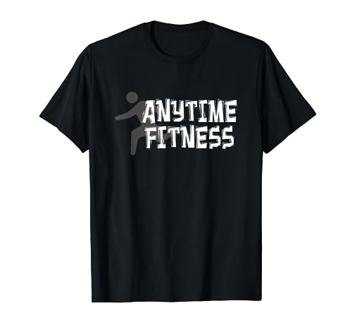 Fitness en cualquier momento divertido entrenamiento diseño mejor impresionante Camiseta