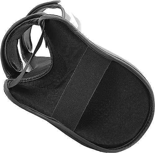 FIVING MMA - Espinilleras acolchadas ajustables para artes marciales mixtas (L, negro)