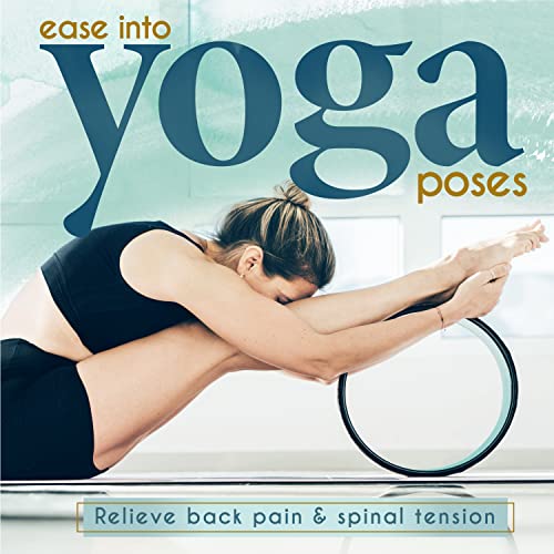 Florensi Rueda de yoga (paquete de 3), rodillo de espalda para relajación muscular, estiramiento de la rueda trasera para alivio del dolor, dolor de espalda, mensajes, círculo de yoga