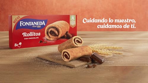 Fontaneda Rollitos de Bizcocho con Crema de Chocolate 150g