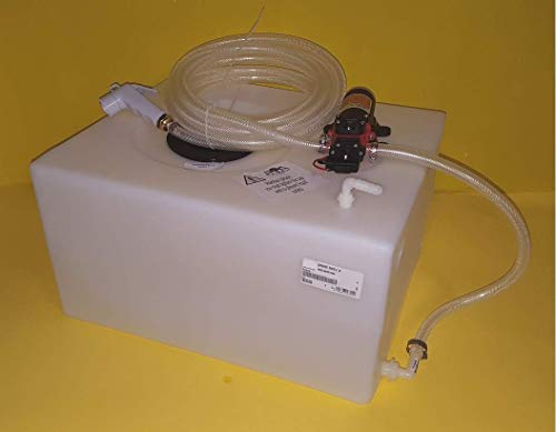 Fonti Snc Kit de ducha con bomba autoclave de 12 V y depósito para agua barco náutica caravana