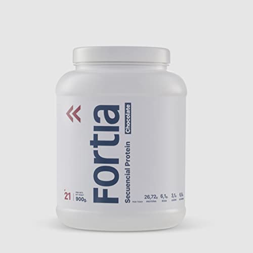 FORTIA – Secuencial Protein. Proteína de Liberación Lenta.Sabor Chocolate 900g