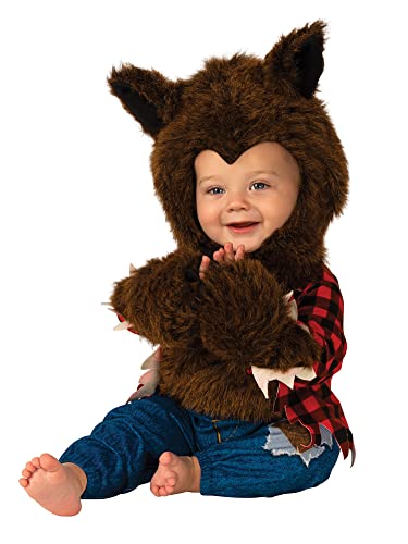 Forum 301570 Disfraz de hombre lobo para niños, niñas, marrón, rojo, negro, edad 3-4 años