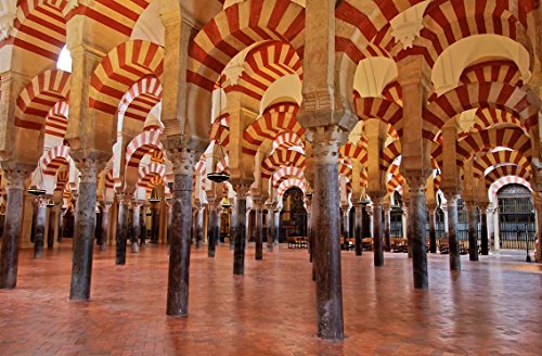 Fotomural Vinilo para Pared Mezquita Córdoba | Fotomural para Paredes | Mural | Vinilo Decorativo | Varias Medidas 150 x 100 cm | Decoración comedores, Salones, Habitaciones...