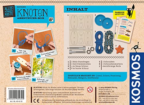Franckh-Kosmos Bastelbox Knoten Abenteuer-Box: Bastel-Set