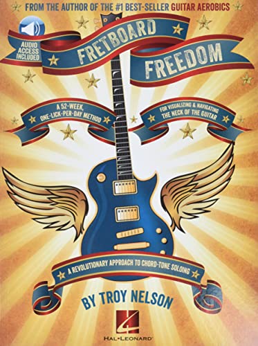 Fretboard freedom guitare +cd: A 52-Week, One-Lick-Per-Day Method