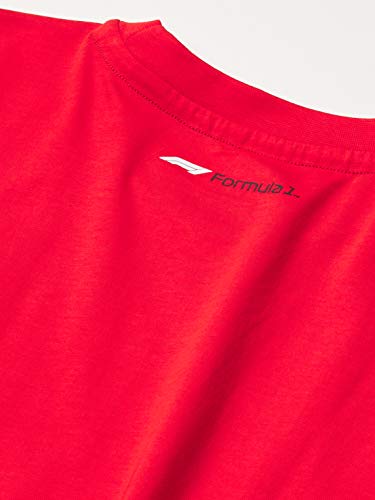 Fuel For Fans Grandebuenas F1 Tech Collection-Camiseta con Logotipo Grande, Hombre, Rojo, XS