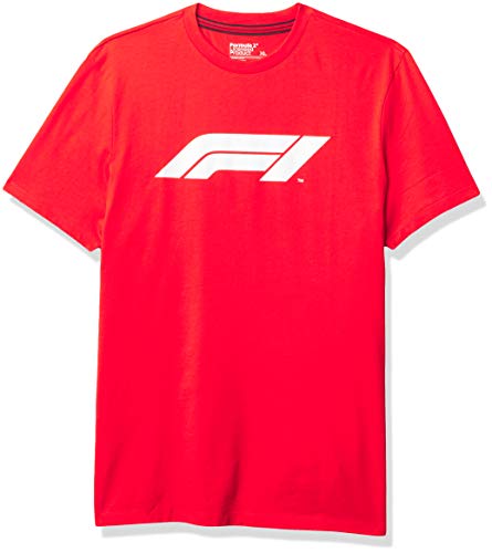 Fuel For Fans Grandebuenas F1 Tech Collection-Camiseta con Logotipo Grande, Hombre, Rojo, XS