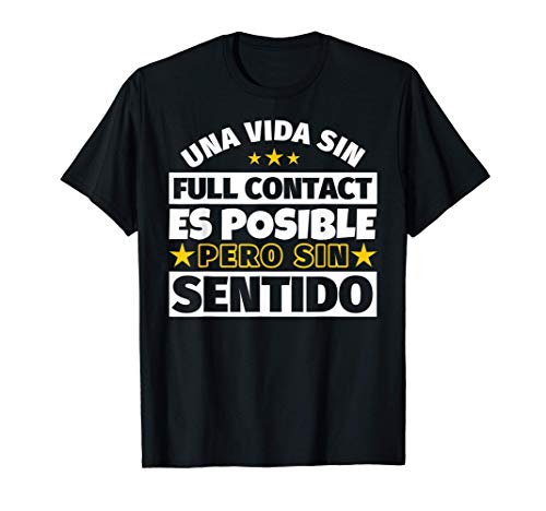 Full Contact regalo gracioso Camiseta