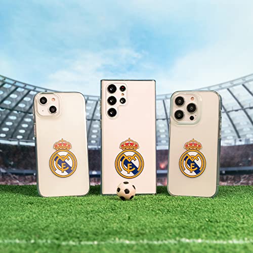Funda para Xiaomi Redmi 12 del Real Madrid Escudo Real Madrid tansparente para Proteger tu móvil. Carcasa de Silicona Flexible con Licencia Oficial Real Madrid