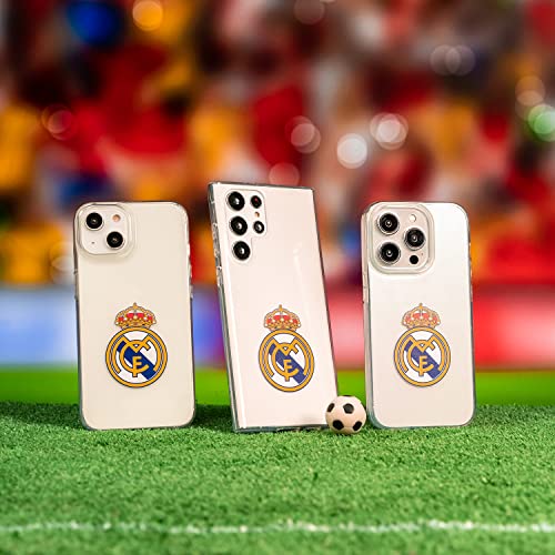 Funda para Xiaomi Redmi 12 del Real Madrid Escudo Real Madrid tansparente para Proteger tu móvil. Carcasa de Silicona Flexible con Licencia Oficial Real Madrid