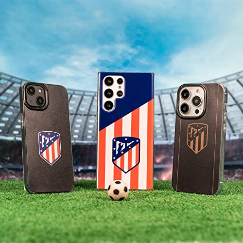Funda para Xiaomi Redmi Note 12 4G del Atlético de Madrid Escudo Fondo Atletico tansparente para Proteger tu móvil. Carcasa de Silicona Flexible con Licencia Oficial Atlético de Madrid