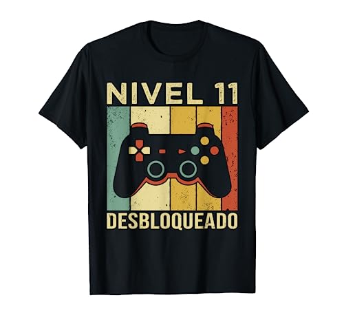 Gaming Videojugador Mando Cumpleaño 11 Aniversario Gaming Camiseta