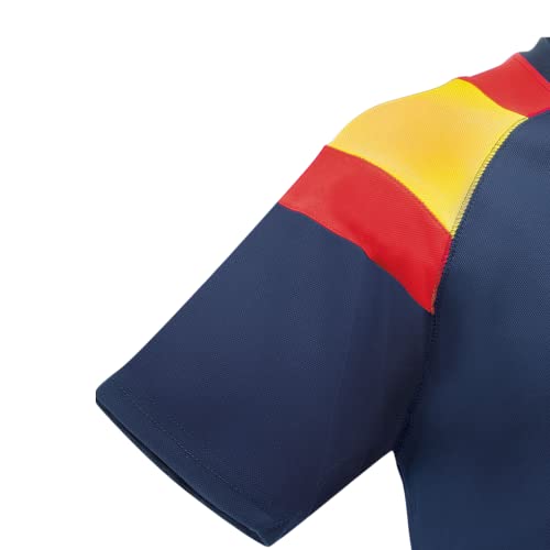 GARGOLA.ES OPERADORES DIGITALES Camiseta Bandera D&F- Azul Oscuro- con la Bandera de España- Camiseta Tecnica (L)