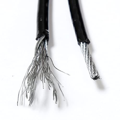 Genérico Cables de Repuesto para Gimnasio en casa de 1-6M, Cable desplegable LAT de 5mm de Grosor para máquina de polea de Cable de Fitness con Tornillo y Bola de Tope (Color : 2.5m)