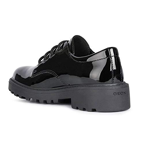 Geox J Casey Girl C Zapatos para Niñas, Negro J04, 35 EU