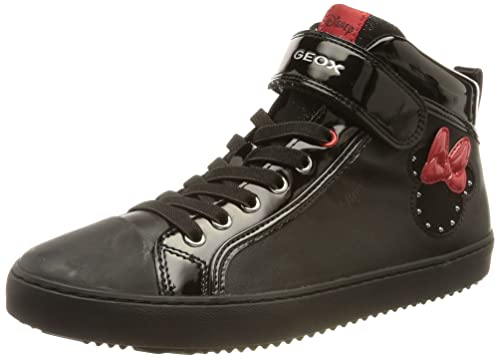 Geox J Kalispera Girl B, Sneakers para Niña, Negro (Black), 38 EU