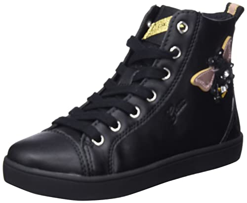 Geox J Kathe Girl B, Sneakers para Niña, Negro (Black), 29 EU