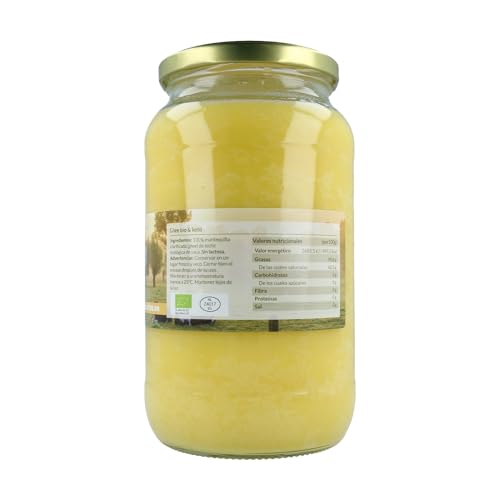 Ghee Mantequilla Clarificada 100% Bio Naturitas Essentials 850 gr | Mantequilla keto | 98% materia grasa | Mejora las digestiones | Sin lactosa | Certificado BIO