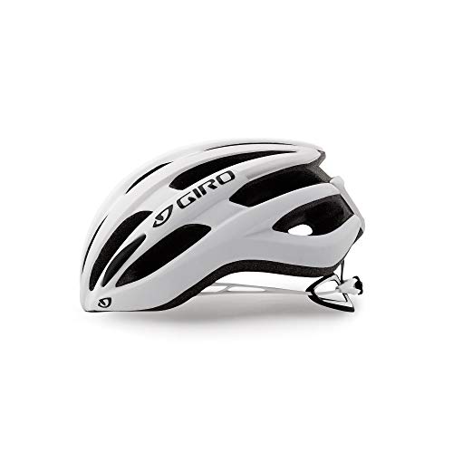 Giro Foray - Casco de ciclismo unisex, color blanco/plateado (matte white/silver), 55 - 59 cm