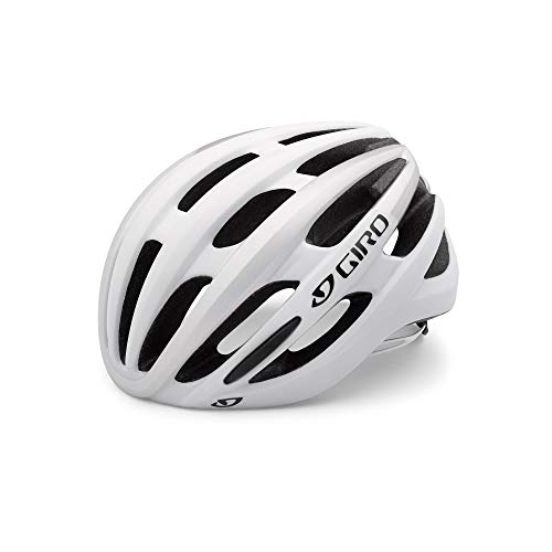 Giro Foray - Casco de ciclismo unisex, color blanco/plateado (matte white/silver), 55 - 59 cm
