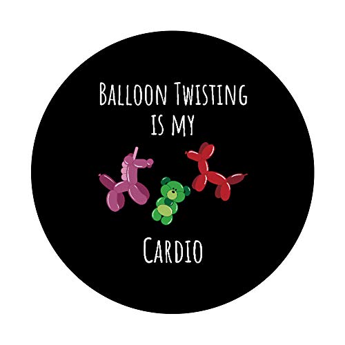 Globo Twisting Is My Cardio Artist Animal Twister PopSockets PopGrip Intercambiable
