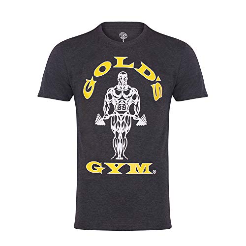 Gold´s Gym Ggts002 Camiseta, Hombre, Negro, XL