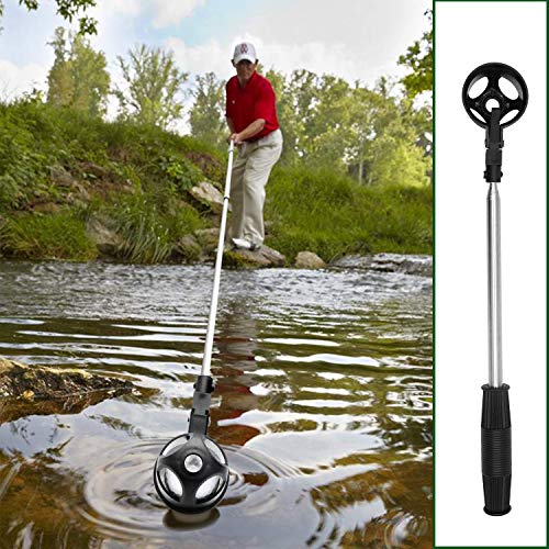 Golf Ball Retriever, Acero Inoxidable Telescópico Golf Ball Retriever para Agua con Golf Ball Putter Grabber Tool, Accesorios de Golf Golf Gift para hombres, Longitud: 1,83 m, Peso: 180 g (2.7m)