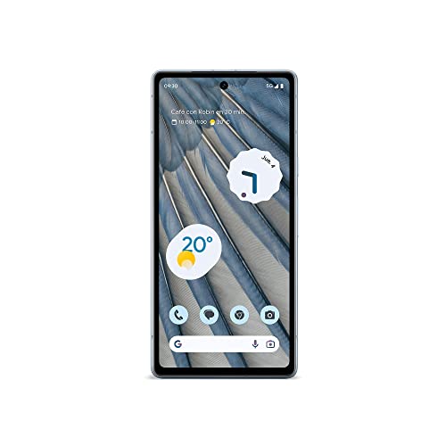 Google Pixel 7a - Smartphone 5G Android Libre con Lente Gran Angular y batería de 24 Horas de duración - Azul Claro