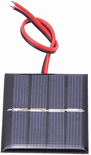 GTIWUNG 6 Piezas 3V 0.3W 65 X 48mm Micro Mini Células de Panel Solar, Energía Solar, Hogar DIY, Proyectos Científicos - Juguetes - Cargador de Batería