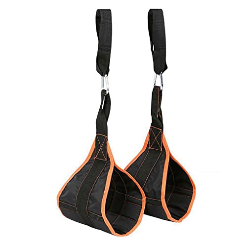 Guangcailun Pack de 2 Sling Strap Abdominal Hanging Belt Training, Naranja