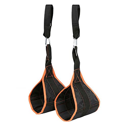 Guangcailun Pack de 2 Sling Strap Abdominal Hanging Belt Training, Naranja
