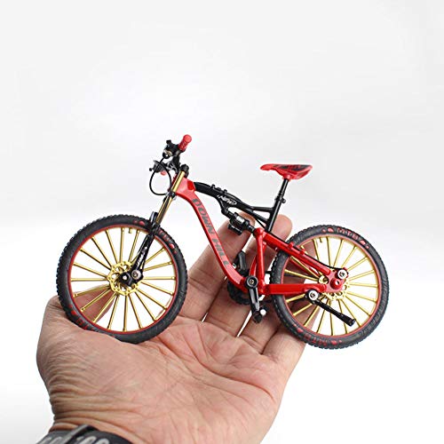 Guer Mini Bike Finger Bike, 1:10 Aleación de Zinc Miniatura Finger Mountain Riding Bike Toy, mi Producto está destinado a Mayores de 14 años y Mayores