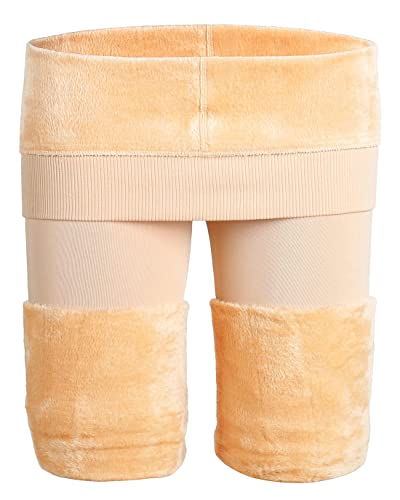 GUKOO Leggins Invierno con Suave y Confortable Forro Polar Mujer Leggings Invierno Termicos Cintura Alta Elástico para Talla única Leggings
