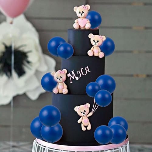 Gyufise 30 bolas para decoración de tartas, bolas para cupcakes, bolas de espuma, púas de pasteles, globos de bricolaje, decoración de tartas para boda, baby shower, fiesta de cumpleaños, suministros