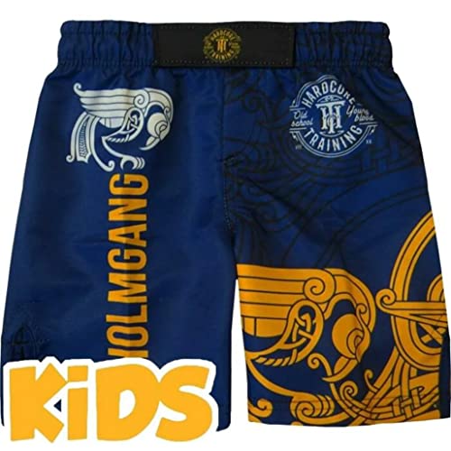 Hardcore Training Holmgang Boxing Shorts Kids Pantalones Cortos de Boxeo Ninos BJJ MMA Fitness Workout Ropa Deportiva