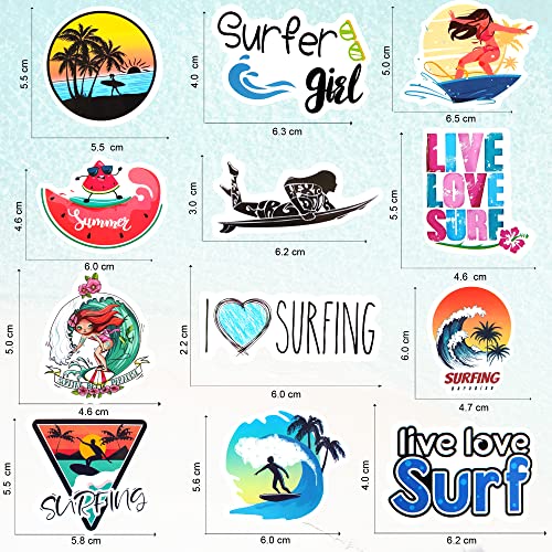 Hawaii pegatinas surf aloha decoracion vinilo surf pegatinas verano surfers tablas de surf summer stickers vsco surfboard pegatina para botellas de agua skate monopatín coche Vans