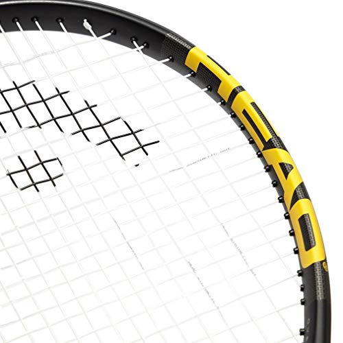 HEAD Tis1 Pro Raqueta de Tenis, Unisex, Negro/Plata, Grip 3: 4 3/8 Inch