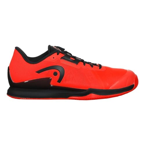 Head Zapatillas de Padel para Adultos Sprint Pro 3.5 Clay Rojo Hombre, Zapatos de Tenis, Coral/Blueberry, 41 EU