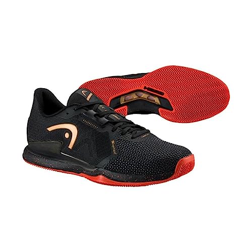 HEAD Zapatillas de Tenis para Hombre Sprint Pro 3.5 Clay Negro Unisex, Gimnasia, 42 EU