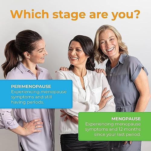 Health & Her Perimenopausia Mind+ Cápsulas de menopausia - Para apoyar el rendimiento cognitivo y el bienestar durante la menopausia - con trébol rojo - 1 paquete mensual contiene 30 cápsulas de la
