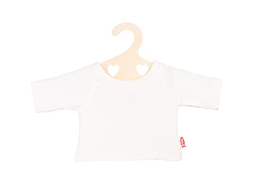 Heless 2956 - Camiseta para muñecas en Color Blanco, Talla 35-45 cm