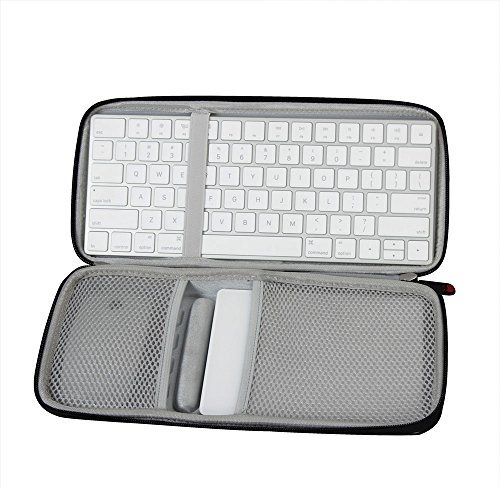 Hermitshell - Carcasa rígida de EVA para Apple Magic Keyboard MLA22LL/A + Trackpad 2 MJ2R2LL/A + Mouse Bluetooth