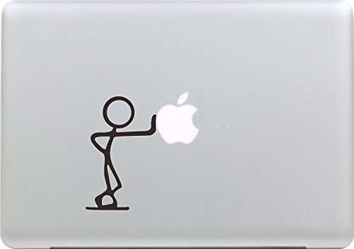 Herngee - Silueta de vinilo Matchman-Pushing para trackpad de Macbook o portátil o ventanilla del coche
