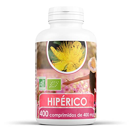 Hipérico (Hierba de San Juan) Orgánico - 400 mg - 400 comprimidos