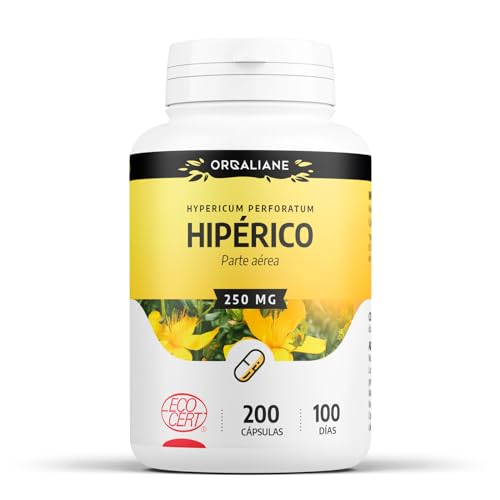 Hipérico Orgánico - 250 mg - 200 cápsulas