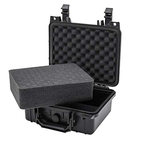 HMF ODK100 Maletín de fotógrafo para exteriores, maletín para pistolas con cuadrícula de espuma, 27 x 24,5 x 13 cm